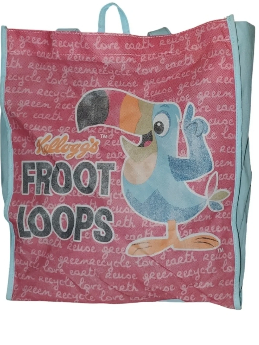 Kellogg's Pink Parrot Graphic Tote Bag - Picture 3 of 11